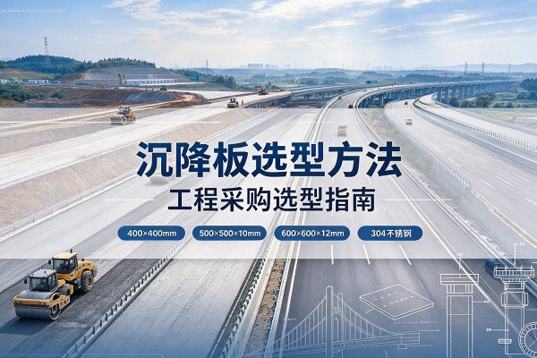 珠海沉降板选择方法
