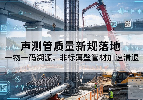 珠海声测管质量新规落地，一物一码溯源，非标薄壁管材加速清退