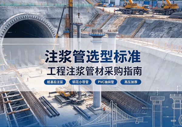 珠海注浆管选型标准